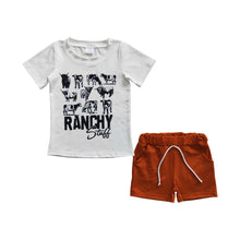 Load image into Gallery viewer, Baby Boys Ranchy Western Summer Shorts Sets
