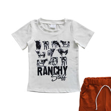 Load image into Gallery viewer, Baby Boys Ranchy Western Summer Shorts Sets
