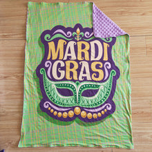 Load image into Gallery viewer, Mardi Gras blankets 1
