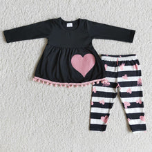 Load image into Gallery viewer, Valentines heart legging sets
