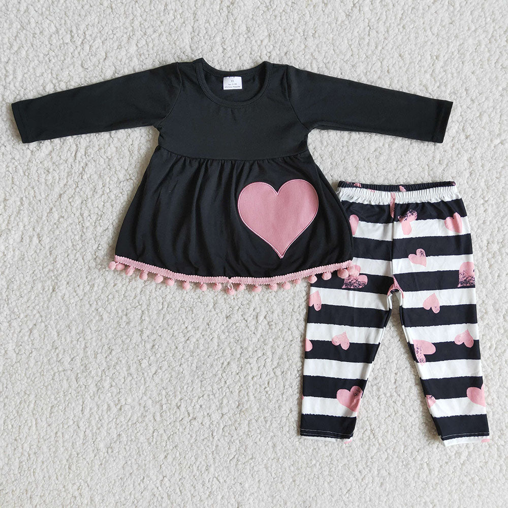 Valentines heart legging sets