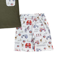 Load image into Gallery viewer, Baby Boys Farm Green Top Pocket Summer Shorts Clothes Sets

