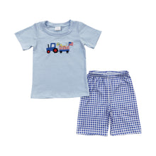 Load image into Gallery viewer, Baby Boys 4th Of July Dog Shorts Clothes Sets
