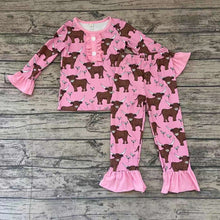 Load image into Gallery viewer, Girls heifer pajamas
