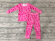 Load image into Gallery viewer, Baby Girls pink Valentines pajamas sets 2
