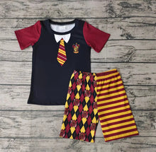 Load image into Gallery viewer, Baby boys magic school cartoon halloween sets
