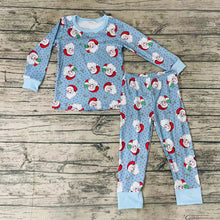Load image into Gallery viewer, Baby boys santa Christmas pajamas pants clothes sets
