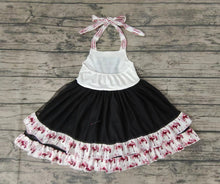 Load image into Gallery viewer, Baby girls Halloween lace tutu dresses
