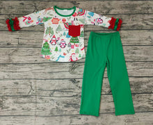 Load image into Gallery viewer, baby girls Christmas penguin legging sets
