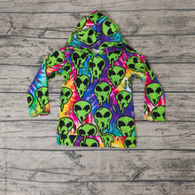 Load image into Gallery viewer, Baby boys hooded Halloween long sleeve colorful tops
