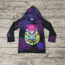 Load image into Gallery viewer, Baby boys hooded Halloween long sleeve tie dye tops
