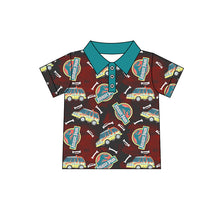 Load image into Gallery viewer, Baby Boys Dinosaur short sleeve shirts tops
