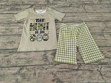 Load image into Gallery viewer, Baby Boys Easter hunting eggs shorts sets
