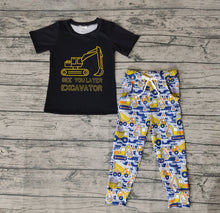 Load image into Gallery viewer, Baby Boys Excavator Shirt Pants Clothes Sets
