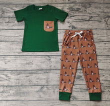 Load image into Gallery viewer, Baby Boys Pocket Tee Shirt Pants Clothes Sets
