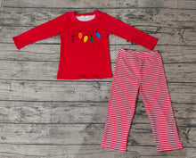 Load image into Gallery viewer, Baby Boys Decoration Light Top Christmas Pants Clothes Sets
