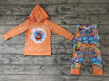 Load image into Gallery viewer, Baby Boys Halloween Cartoon Pumpkin Pants Clothes Sets
