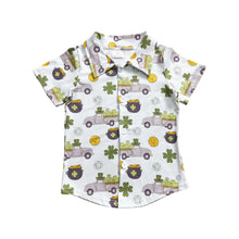 Load image into Gallery viewer, Baby Boys St Patrick Day Short Sleeve Shirts Tops
