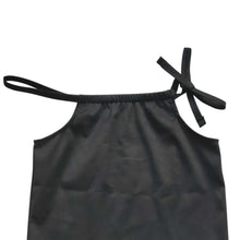 Load image into Gallery viewer, Baby Girls Black Tassle Halter Shirts Tops
