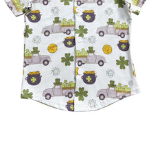 Load image into Gallery viewer, Baby Boys St Patrick Day Short Sleeve Shirts Tops
