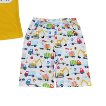 Load image into Gallery viewer, Baby Boys Excavator Pockets shorts sets
