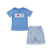 Load image into Gallery viewer, Baby Boys I love Dad Summer Shorts Clothes Sets
