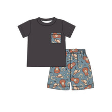 Load image into Gallery viewer, Baby boys western gita shorts sets
