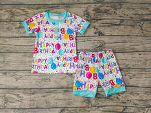 Load image into Gallery viewer, Baby Boys Summer Birthday Parthy Pajamas Shorts Sets
