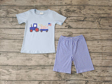 Load image into Gallery viewer, Baby Boys 4th Of July Dog Shorts Clothes Sets
