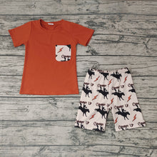 Load image into Gallery viewer, Baby Boys Cowboy Rodeo Shorts Sets
