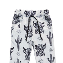 Load image into Gallery viewer, Baby Boys Western White Cow Pants
