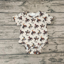 Load image into Gallery viewer, Baby Boys Western Rodeo Summer Rompers
