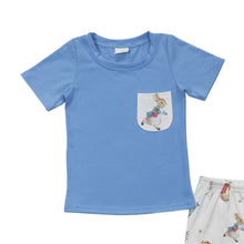 Load image into Gallery viewer, Baby Boys Easter Rabbit Pocket Tops Shorts Clothes Sets
