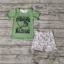 Load image into Gallery viewer, Baby Boys Fishing Summer Shorts Sets
