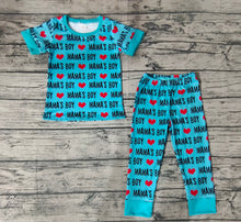 Load image into Gallery viewer, Baby Boys Mama&#39;s Boy Shirt Pants Pajamas Clothing Sets

