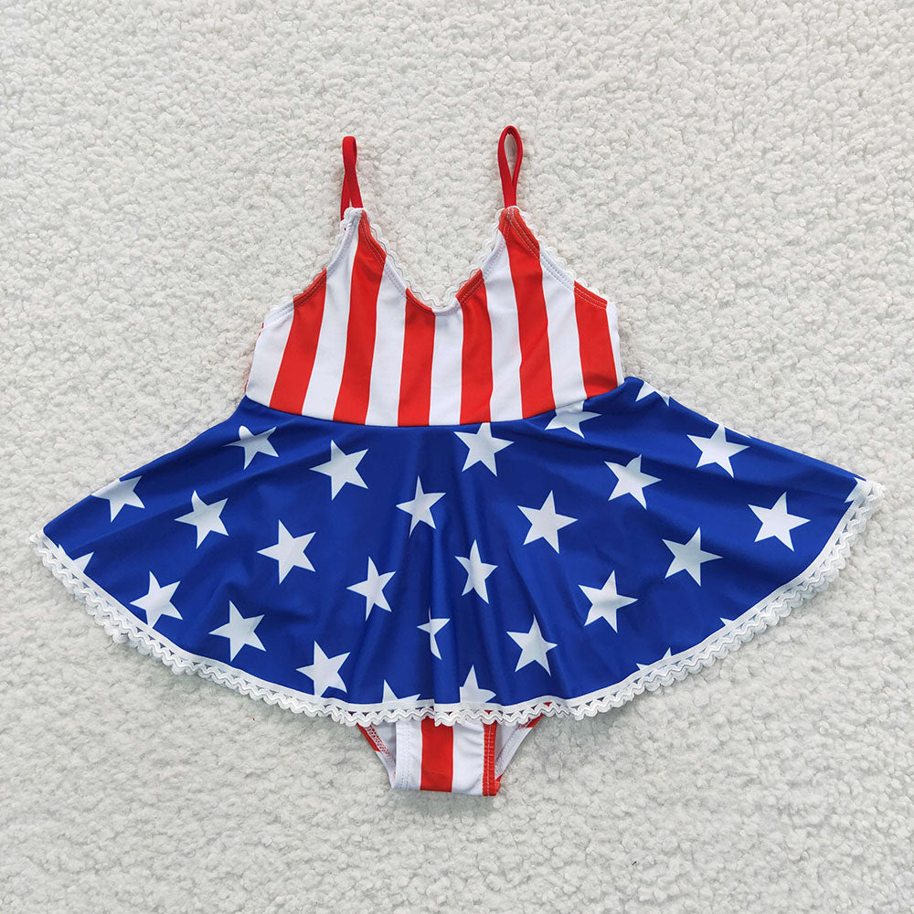 Baby Girls 4th Of July One Pieces Swimsuits