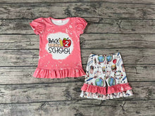Load image into Gallery viewer, Baby Girls Back To School Apple Clothes Sets
