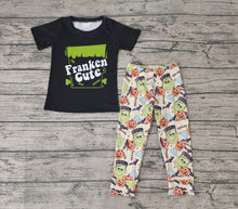 Load image into Gallery viewer, Baby Boys Green Cute Halloween Pants Clothes Sets
