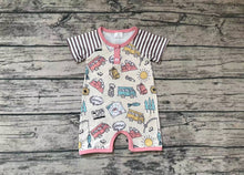 Load image into Gallery viewer, Baby Boys Short Sleeve Tree Rompers
