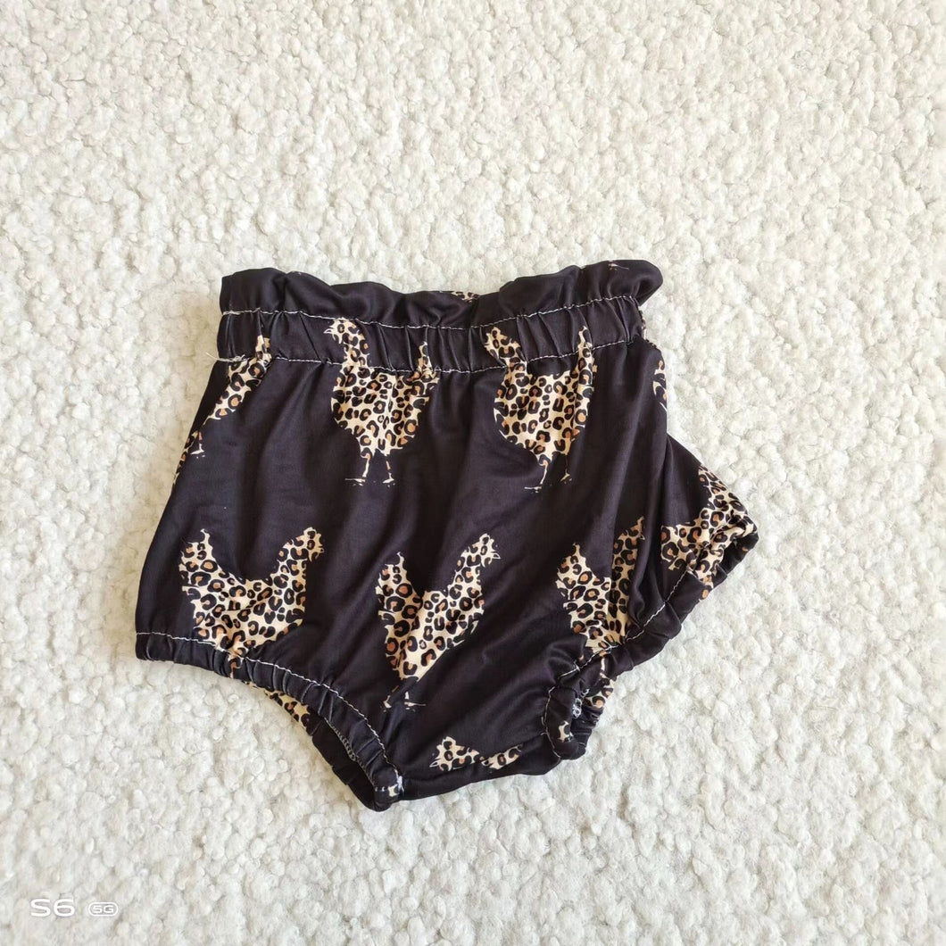 Baby Girls black chicken farm bummies bloomers