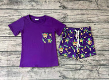 Load image into Gallery viewer, Baby Boys Mardi Gras Shirts Shorts Clothes Sets
