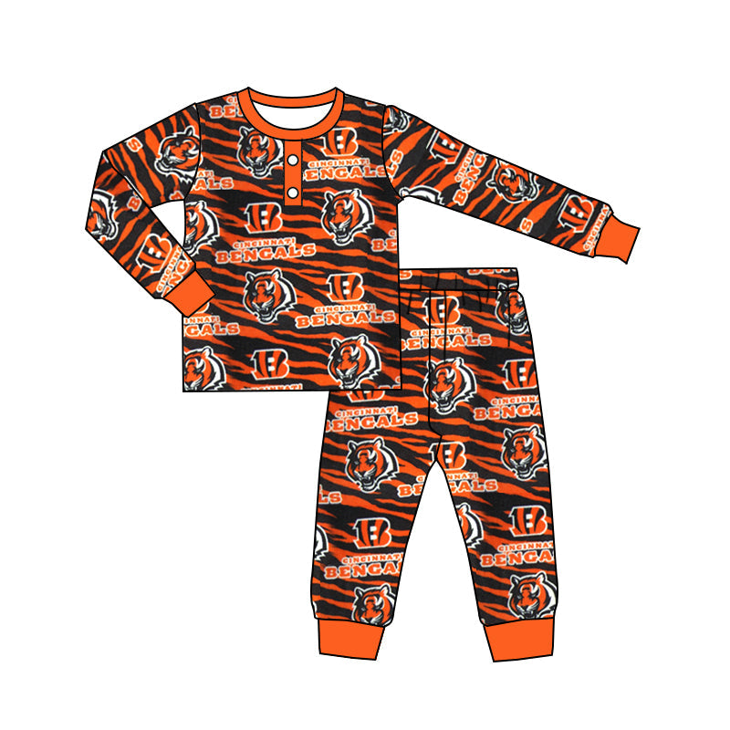 Baby Boys Team Tiger Top Pants Pajamas Sets split order preorder Aug 2nd