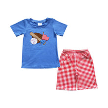 Load image into Gallery viewer, Baby Boys Baseball Summer Shorts Sets Clothes Sets
