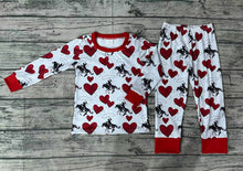 Load image into Gallery viewer, Baby Boys Valentines Tee Shirts Top Pants Rodeo Outfits Clothes Sets
