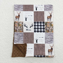 Load image into Gallery viewer, Baby Boys Hunting Little Buddy Minky Blankets
