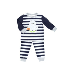 Load image into Gallery viewer, Baby boys ghost stripe pajamas pants clothes sets
