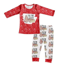 Load image into Gallery viewer, Baby Boys Red season Christmas pants pajamas clothes sets
