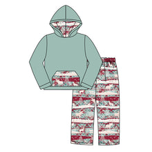 Load image into Gallery viewer, Baby boys hoodie Christmas reindeer pants clothes sets
