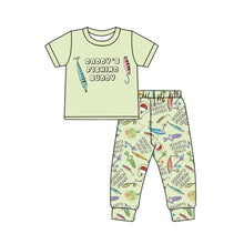 Load image into Gallery viewer, Baby Boys Fishing short sleeve top pants clothes sets

