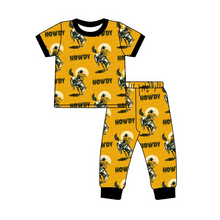 Load image into Gallery viewer, Baby Boys Howdy Western Pants Pajamas Clothes Sets
